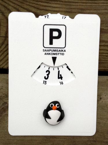 Parkkikiekko Pingviini