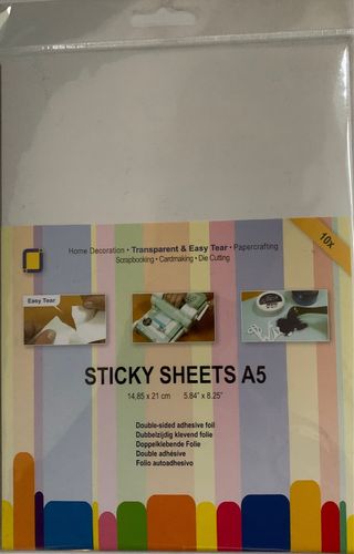Sticky sheets A5