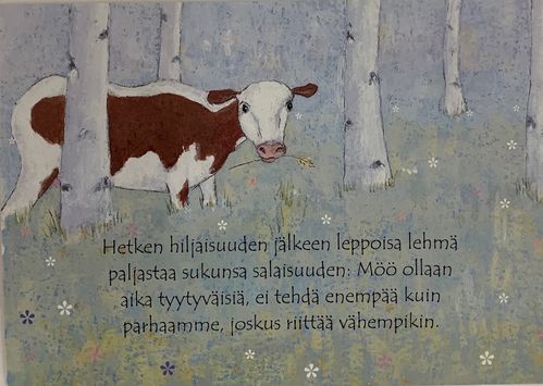 Postikortti, Leppoisa lehmä